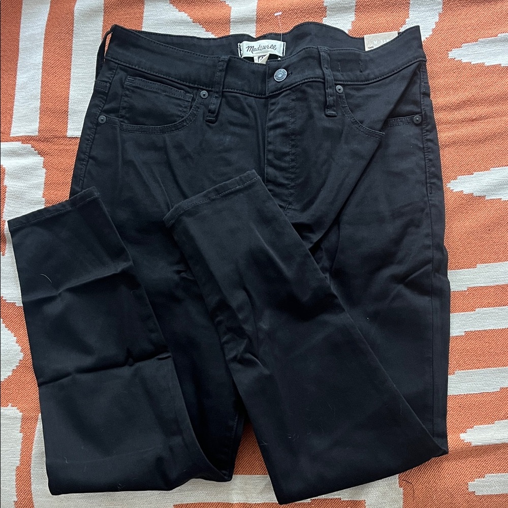 Madewell Jet Black Denim Pants